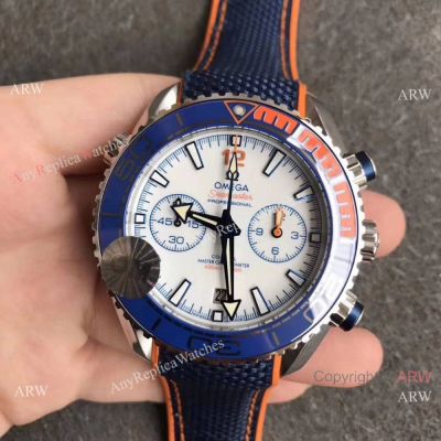 (OM) Swiss Grade Copy Omega Seamaster 9900 Blue Ceramic Bezel Watch